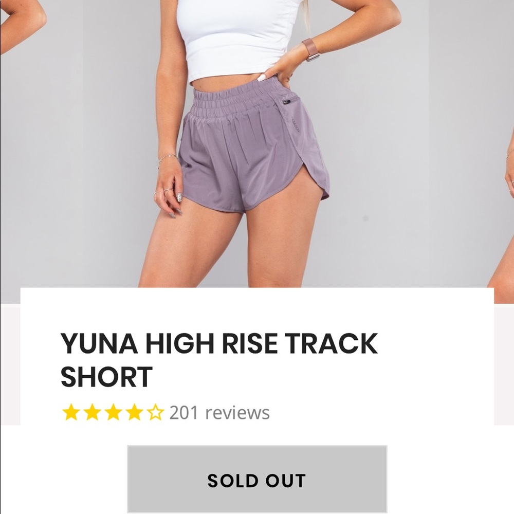 High rise shorts